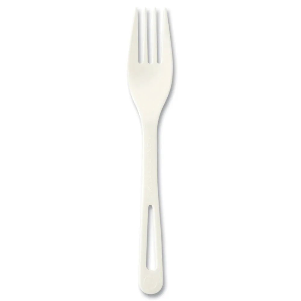 Discount FO-PS-6DP Cutlery Dispenser Plastic Fork Refills - White (10/Carton) Tabletop And Serveware