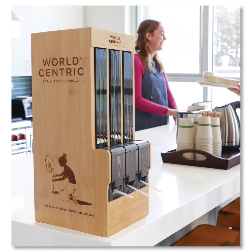 Discount FO-PS-6DP Cutlery Dispenser Plastic Fork Refills - White (10/Carton) Tabletop And Serveware