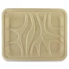 Online TRSC4SLLF 9.1 in. x 7.1 in. x 0.7 in. PLA Lined PFAS-Free Paper Fiber Trays - Natural (500/Carton) Tabletop And Serveware