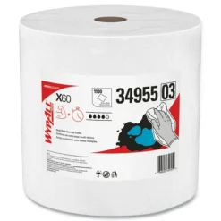 Discount 12.2 in. x 12.4 in. General Clean Jumbo Roll X60 Cloths - White (1/Carton) Cleaning & Janitorial Supplies