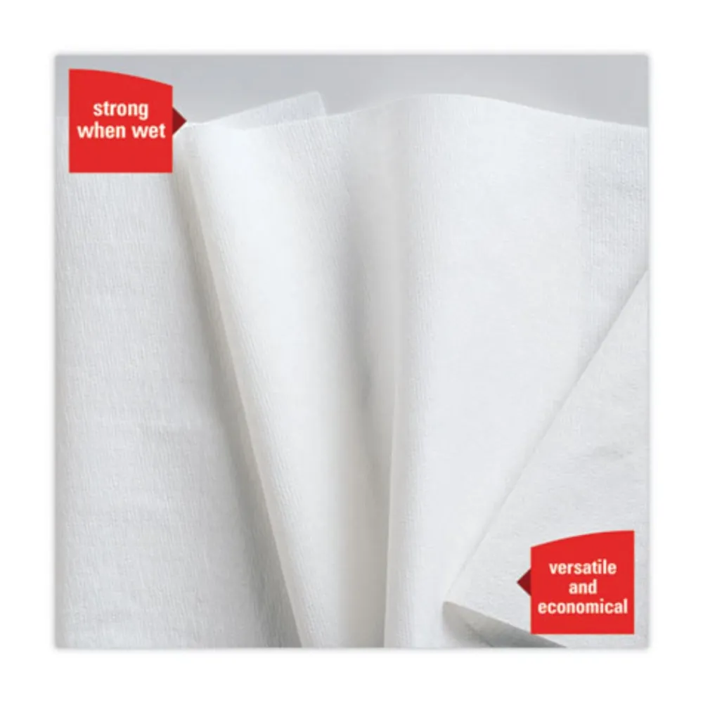Outlet 13.4 in. x 9.8 in. Jumbo Roll X50 Cloths - White (1100/Roll) Cleaning & Janitorial Supplies