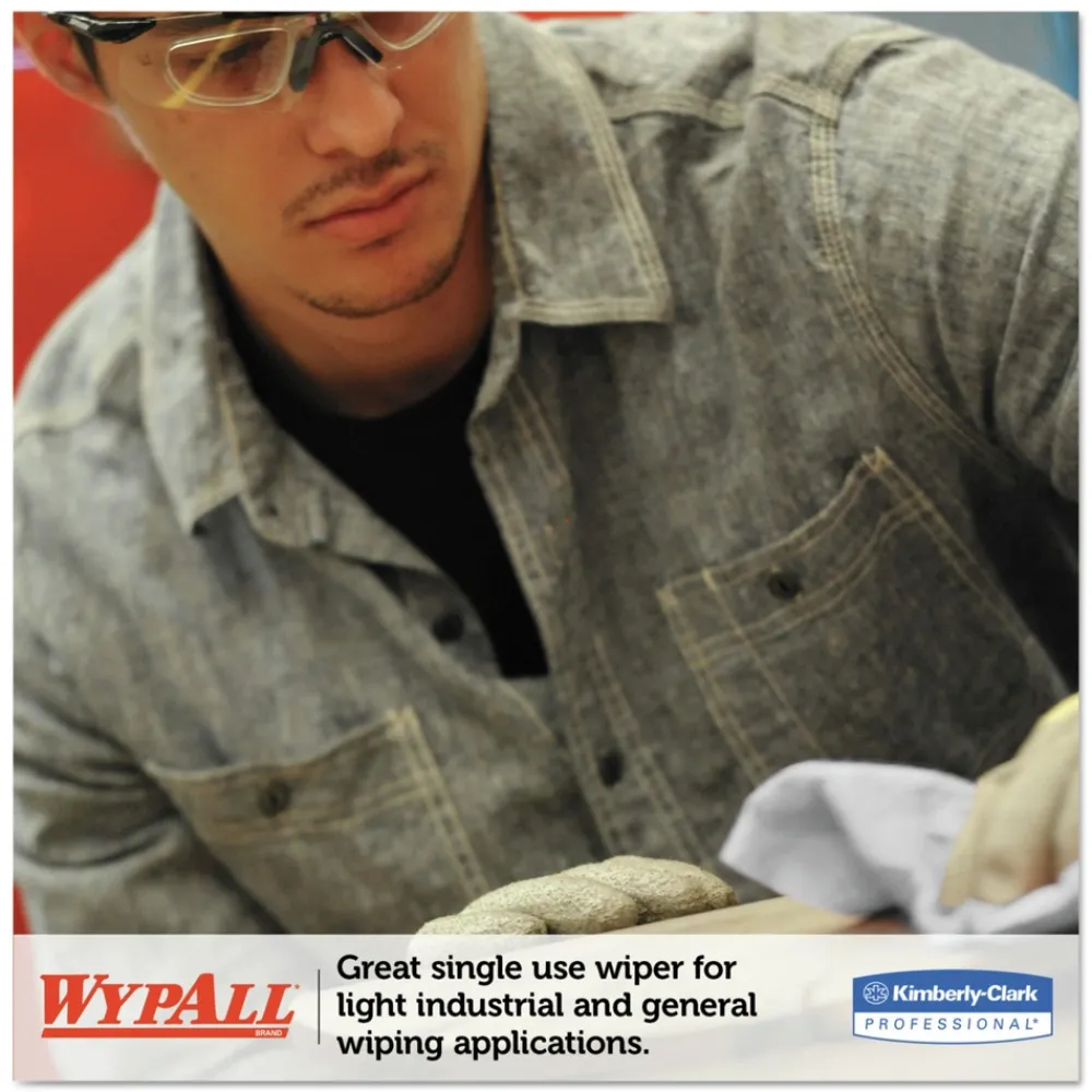 Outlet 176/Box L20 Brag Box Wipers - White Paper & Dispensers