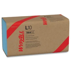 Online L10 9.1 in. x 10.25 in. Windshield Towels - Light Blue (224/Pack, 10 Packs/Carton) Cleaning & Janitorial Supplies