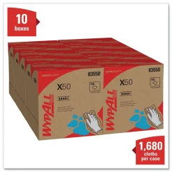 Clearance X50 9-1/10 in. x 12-1/2 in. Cloth Pop-Up Box - White (176/Box 10 Boxes/Carton) Cleaning & Janitorial Supplies
