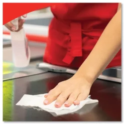 Clearance X50 9-1/10 in. x 12-1/2 in. Cloth Pop-Up Box - White (176/Box 10 Boxes/Carton) Cleaning & Janitorial Supplies