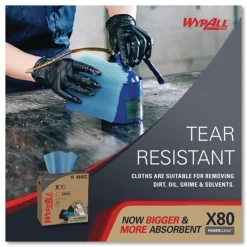 Sale X70 9-1/10 in. x 16-4/5 in. Cloths - Blue (100/Box 10 Boxes/Carton) Cleaning & Janitorial Supplies