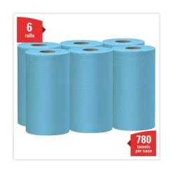 Discount X60 13.5 in. x 19.6 in. Cloths - Small, Blue (130/Roll, 6 Rolls/Carton) Cleaning & Janitorial Supplies