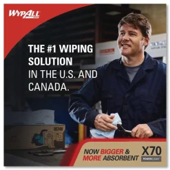 Hot X70 9-1/10 in. x 16-4/5 in. Cloths - White (100/Box 10 Boxes/Carton) Cleaning & Janitorial Supplies