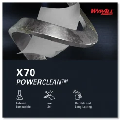 Hot X70 9-1/10 in. x 16-4/5 in. Cloths - White (100/Box 10 Boxes/Carton) Cleaning & Janitorial Supplies