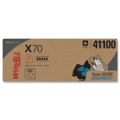 Best X70 Flat Sheet 14.9 in. x 16.6 in. Cloths - White (300/Carton) Cleaning & Janitorial Supplies