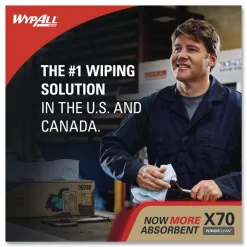 Hot X70 1/4-Fold 12-1/2 in. x 12 in. Cloths - White (76/Pack 12 Packs/Carton) Cleaning & Janitorial Supplies