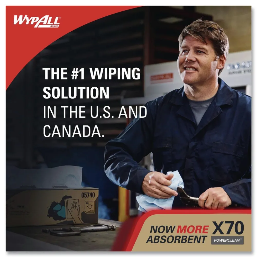 Hot X70 1/4-Fold 12-1/2 in. x 12 in. Cloths - White (76/Pack 12 Packs/Carton) Cleaning & Janitorial Supplies