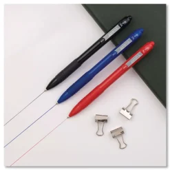 Discount 20620 Z-Grip Medium 1 mm Recycled Retractable Ballpoint Pen - Blue Ink/Blue Barrel (1-Dozen) Pens, Pencils & Markers