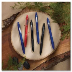 Discount 20710 Z-Grip Medium 0.7 mm Recycled Retractable Ballpoint Pen - Black Ink/Black Barrel (1-Dozen) Pens, Pencils & Markers