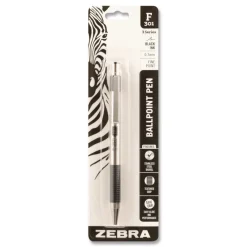 Clearance F-301 Ballpoint Pen, Retractable, Fine 0.7 mm, Black Ink, Stainless Steel/Black Barrel Pens, Pencils & Markers