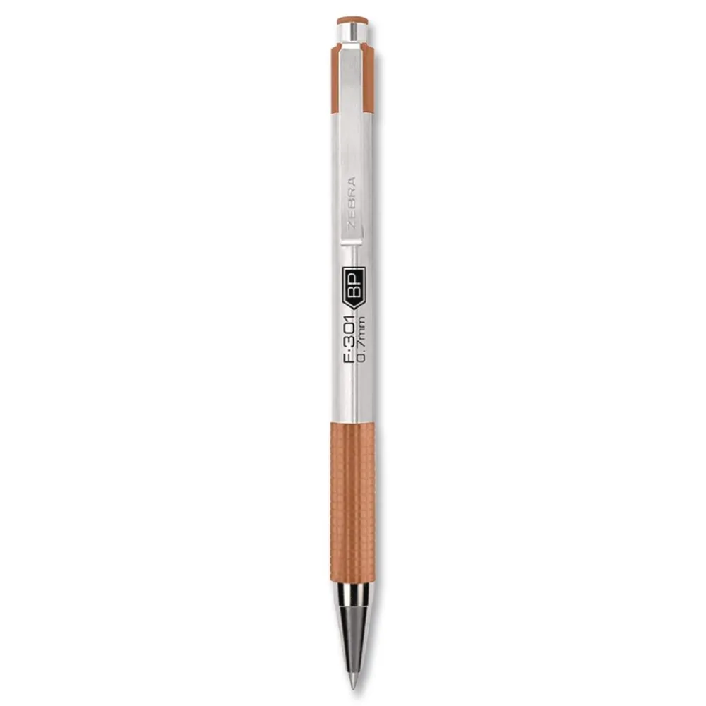 New F-301 Signature Series Earthy Tones Fine 0.7 mm. Retractable Ballpoint Pen - Black Ink/Terracotta Barrel (4/Pack) Pens, Pencils & Markers
