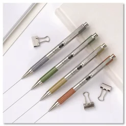 Hot F-301 Signature Series Earthy Tones Fine 0.7 mm. Retractable Ballpoint Pen - Black Ink/Sandstone Barrel (4/Pack) Pens, Pencils & Markers