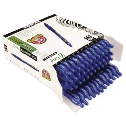 Sale Z-Grip Ballpoint Pen, Retractable, Medium 1 mm, Blue Ink, Blue/Clear Barrel, 48/Pack Pens, Pencils & Markers