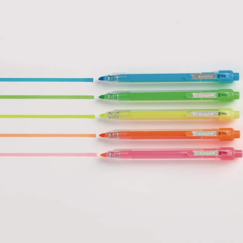 Discount Z-Grip Chisel Tip Retractable Highlighter Markers - Assorted Neon (1-Dozen) Pens, Pencils & Markers