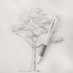 Online Z-Grip Plus 0.7 (No. 2) Mechanical Pencil - Black Lead/White Barrel (1-Dozen) Pens, Pencils & Markers